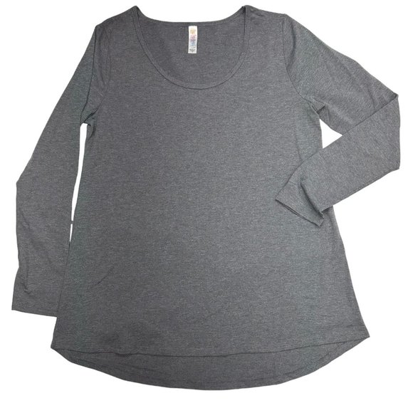 LuLaRoe Tops - LulaRoe Simply Comfortable Long Sleeve Tee (M)
